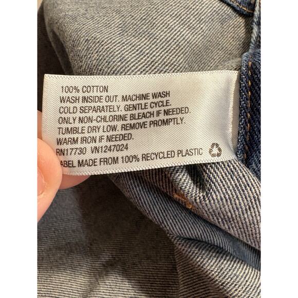 Wild Fable Womens Shorts Overalls Size S Light Wash Distressed Farmcore Bibs - Picture 4 of 4